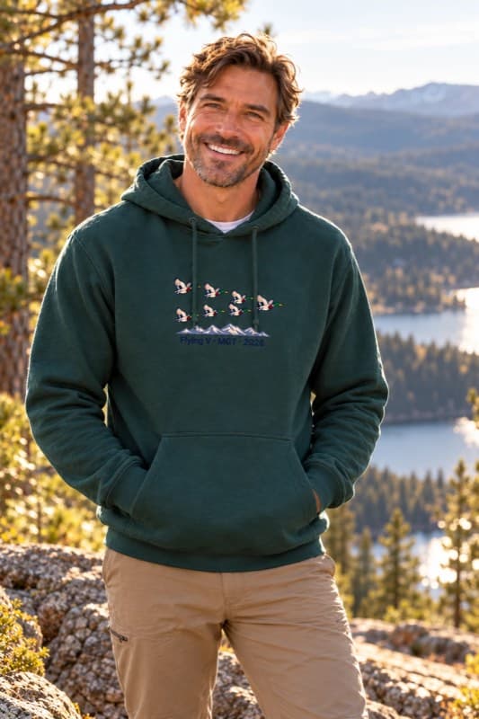 Flying V Premium Pullover Hoodie